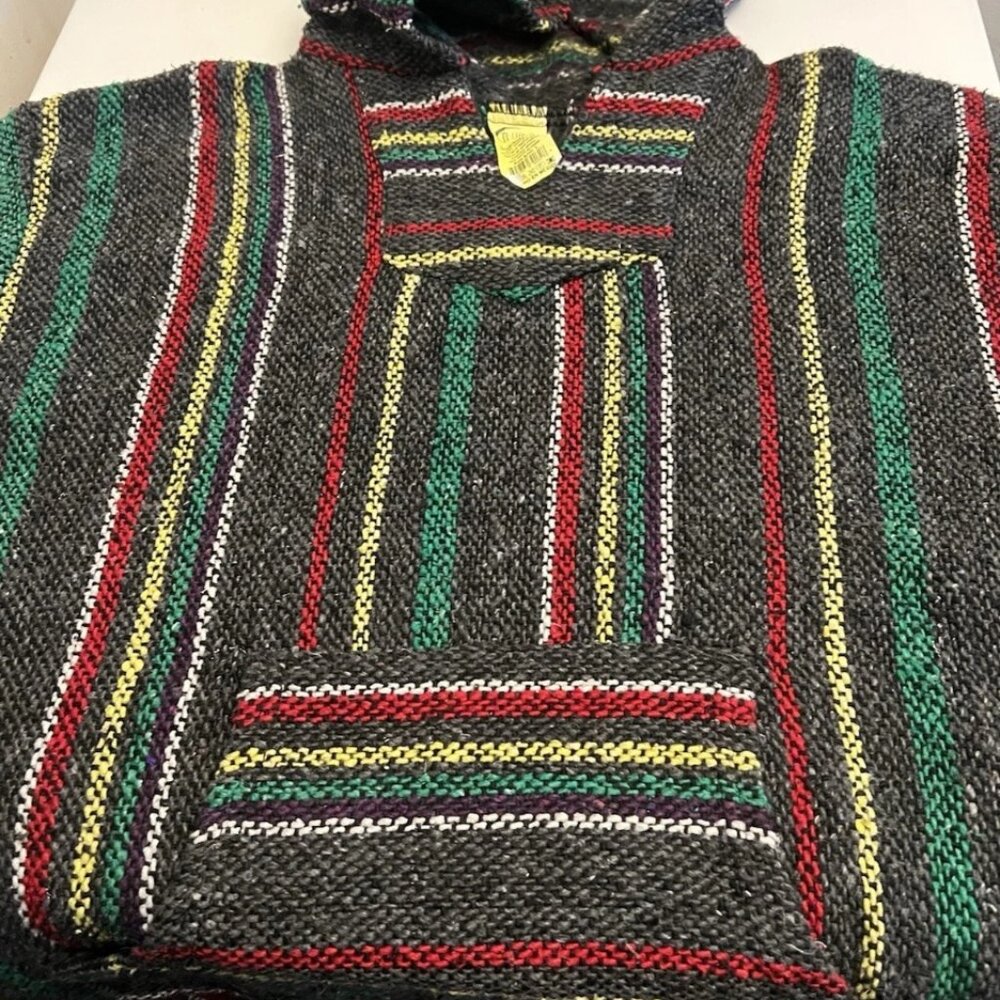 AUTHENTIC MEXICAN PANCHO SIZE LARGE